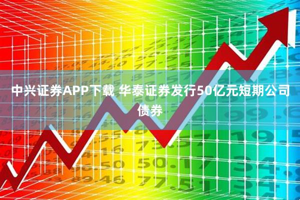 中兴证券APP下载 华泰证券发行50亿元短期公司债券
